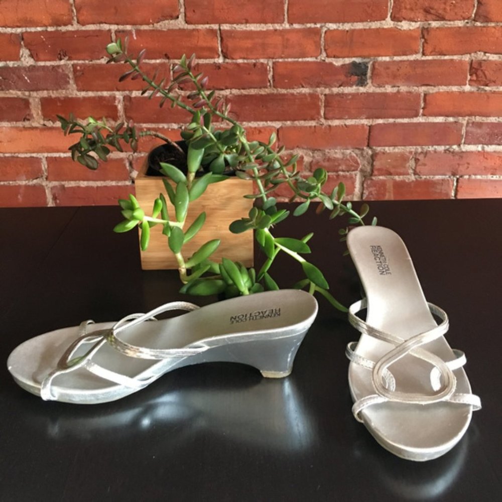 Kenneth Cole Reaction Chain Zone wedge sandals